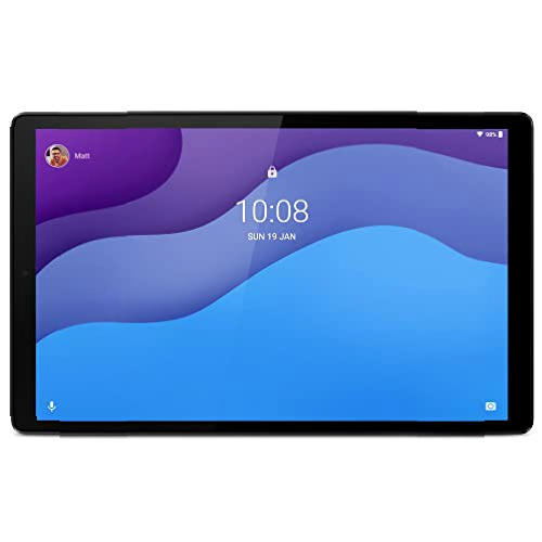 Lenovo Tab M10 HD Tableta de segunda generación con pantalla táctil de 10,1 pulgadas (MediaTek Helio P22T, 4 GB de RAM, 64 GB de eMMC, Android 10) Gris